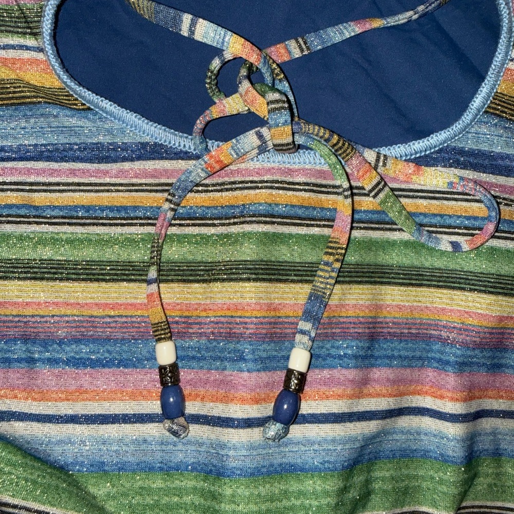 Becca East Village Printed Plunge One-Piece Swimsuit - Madison Southern Charm - Picture 10 of 11